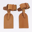 LOUIS VUITTON Name Tag Powanie 10 Set Powanie Leather Beige LV Auth 192570-14