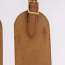 LOUIS VUITTON Name Tag Powanie 10 Set Powanie Leather Beige LV Auth 192570-9
