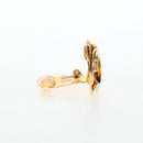 CHANEL Earring Metal Gold Tone CC Auth 192600M-11