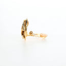 CHANEL Earring Metal Gold Tone CC Auth 192600M-12