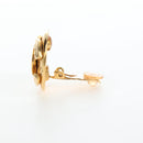 CHANEL Earring Metal Gold Tone CC Auth 192600M-5