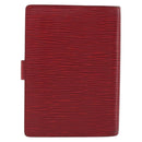 LOUIS VUITTON Epi Agenda PM Day Planner Cover Red R20057 LV Auth 192601-2