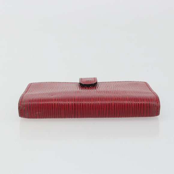 LOUIS VUITTON Epi Agenda PM Day Planner Cover Red R20057 LV Auth 192601
