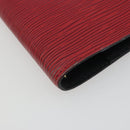 LOUIS VUITTON Epi Agenda PM Day Planner Cover Red R20057 LV Auth 192601-14