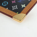 LOUIS VUITTON Monogram Multicolor Pochette Cles Purse Black M13664 Auth 192602M-14