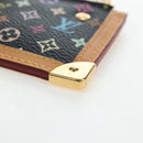 LOUIS VUITTON Monogram Multicolor Pochette Cles Purse Black M13664 Auth 192602M-16