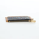 LOUIS VUITTON Monogram Multicolor Pochette Cles Purse Black M13664 Auth 192602M-5