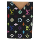 LOUIS VUITTON Monogram Multicolor Etui Hand Mirror Black M92651 LV Auth 192603M-13