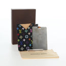 LOUIS VUITTON Monogram Multicolor Etui Hand Mirror Black M92651 LV Auth 192603M-12