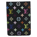 LOUIS VUITTON Monogram Multicolor Etui Hand Mirror Black M92651 LV Auth 192603M-2