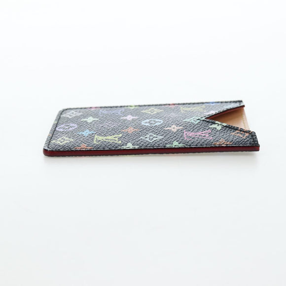 LOUIS VUITTON Monogram Multicolor Etui Hand Mirror Black M92651 LV Auth 192603M