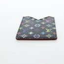 LOUIS VUITTON Monogram Multicolor Etui Hand Mirror Black M92651 LV Auth 192603M-6
