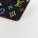 LOUIS VUITTON Monogram Multicolor Etui Hand Mirror Black M92651 LV Auth 192603M-14