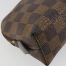 LOUIS VUITTON Damier Ebene Pochette Cosmetic PM Pouch N47516 LV Auth 192604-16