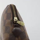 LOUIS VUITTON Damier Ebene Pochette Cosmetic PM Pouch N47516 LV Auth 192604-17