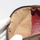 LOUIS VUITTON Damier Ebene Pochette Cosmetic PM Pouch N47516 LV Auth 192604-11