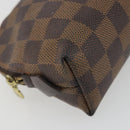 LOUIS VUITTON Damier Ebene Pochette Cosmetic PM Pouch N47516 LV Auth 192604-14