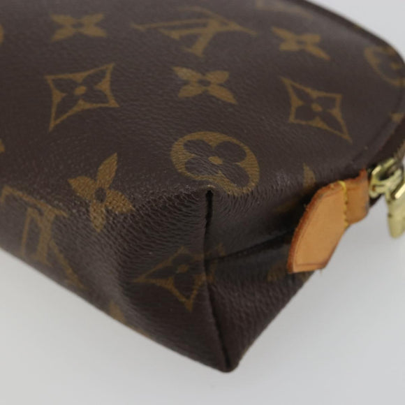LOUIS VUITTON Monogram Pochette Cosmetic PM Pouch M43998 LV Auth 192605