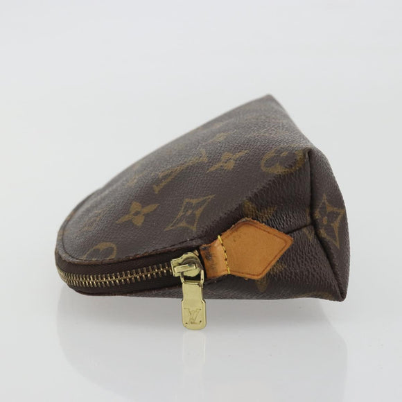 LOUIS VUITTON Monogram Pochette Cosmetic PM Pouch M43998 LV Auth 192605