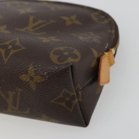 LOUIS VUITTON Monogram Pochette Cosmetic PM Pouch M43998 LV Auth 192605