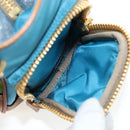 PRADA Venice Pattern Hand Bag Canvas Multicolor Gold Auth 192606SAV-21
