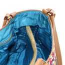 PRADA Venice Pattern Hand Bag Canvas Multicolor Gold Auth 192606SAV-23