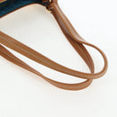 PRADA Venice Pattern Hand Bag Canvas Multicolor Gold Auth 192606SAV-7