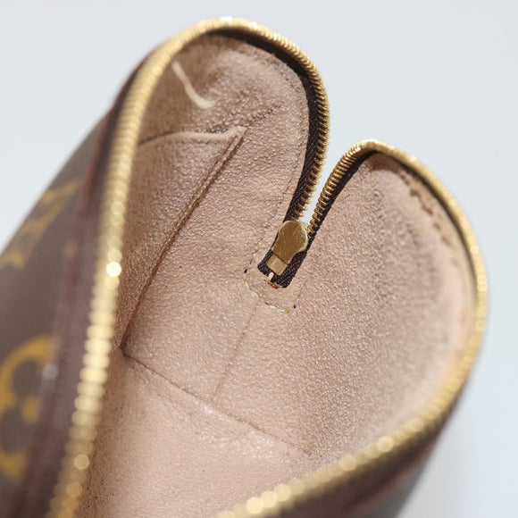 LOUIS VUITTON Monogram Pochette Cosmetic PM Pouch M43998 LV Auth 192609