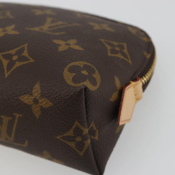LOUIS VUITTON Monogram Pochette Cosmetic PM Pouch M43998 LV Auth 192609