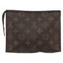 LOUIS VUITTON Monogram Poche Toilette 19 Pouch M47544 LV Auth 192610-2
