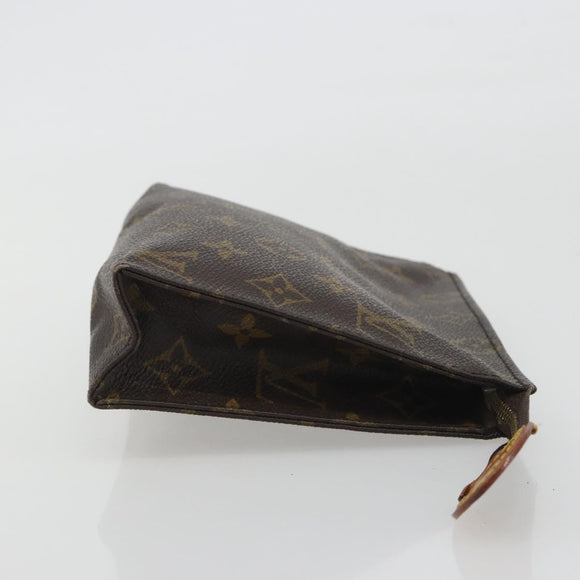 LOUIS VUITTON Monogram Poche Toilette 19 Pouch M47544 LV Auth 192610