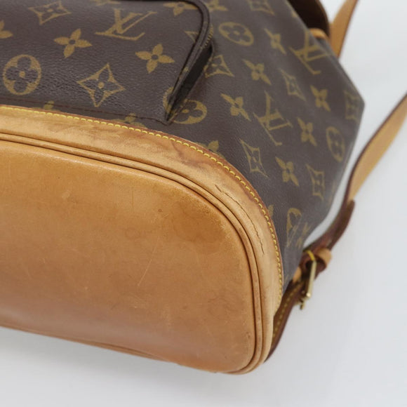 LOUIS VUITTON Monogram Montsouris MM Backpack M51136 LV Auth 192611