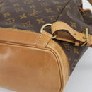 LOUIS VUITTON Monogram Montsouris MM Backpack M51136 LV Auth 192611-16