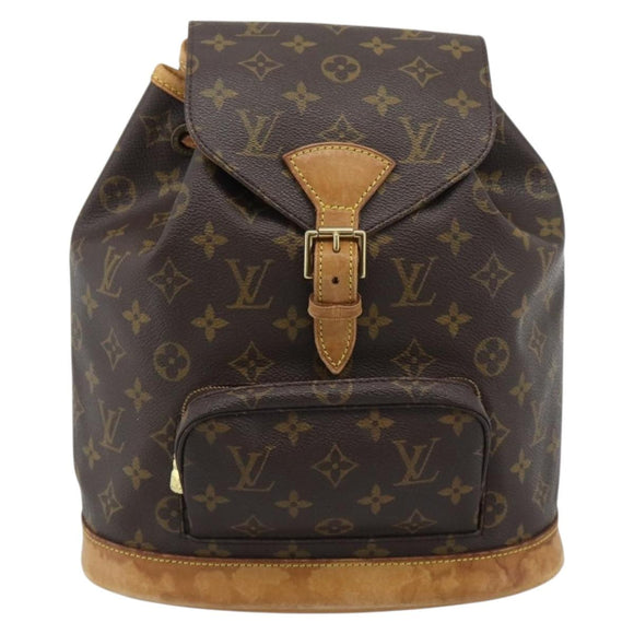LOUIS VUITTON Monogram Montsouris MM Backpack M51136 LV Auth 192611