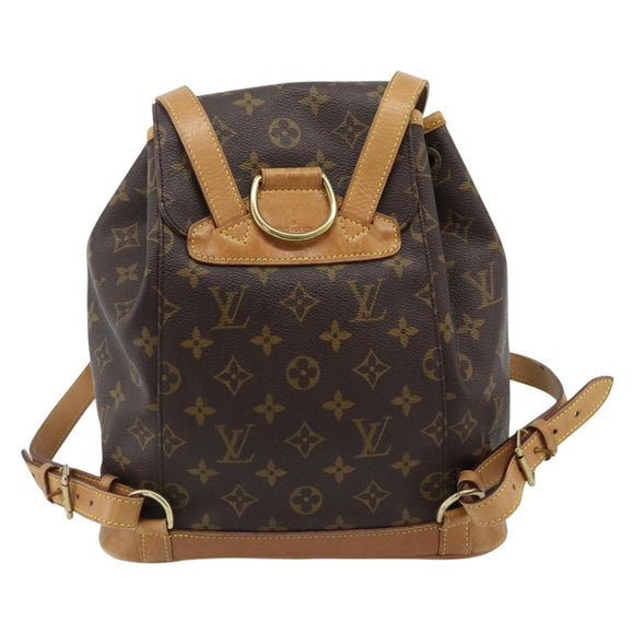 LOUIS VUITTON Monogram Montsouris MM Backpack M51136 LV Auth 192611