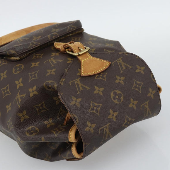 LOUIS VUITTON Monogram Montsouris MM Backpack M51136 LV Auth 192611