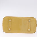 LOUIS VUITTON Monogram Vernis Alma PM Hand Bag Galet LV Auth 192614-6