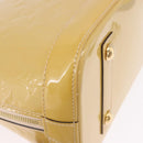 LOUIS VUITTON Monogram Vernis Alma PM Hand Bag Galet LV Auth 192614-15