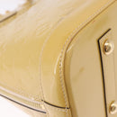 LOUIS VUITTON Monogram Vernis Alma PM Hand Bag Galet LV Auth 192614-17