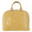 LOUIS VUITTON Monogram Vernis Alma PM Hand Bag Galet LV Auth 192614-13