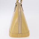 LOUIS VUITTON Monogram Vernis Alma PM Hand Bag Galet LV Auth 192614-5