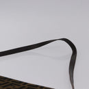 FENDI Zucca Canvas Shoulder Bag Brown Gold Auth 192615-8
