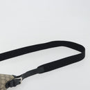 GUCCI GG Supreme Web Sherry Line Shoulder Bag Beige Silver 337111 Auth 192620-8