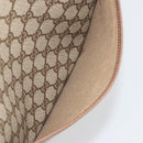 GUCCI GG Supreme Web Sherry Line Bag PVC Beige Gold 002 58 6487 Auth 192622A-19