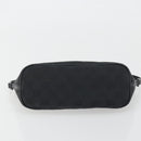 GUCCI GG Canvas Accessory Pouch Black Silver 07198 Auth 192624A-9