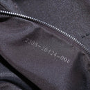 FENDI Zucca Canvas Mamma Baguette Shoulder Bag Brown Black Auth 192625SAM-11