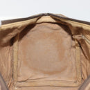 GUCCI GG Supreme Web Sherry Line Hand Bag PVC Beige Gold 98 02 007 Auth 192627-22
