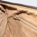 GUCCI GG Supreme Web Sherry Line Hand Bag PVC Beige Gold 98 02 007 Auth 192627-23
