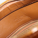 LOUIS VUITTON Monogram Vernis Houston Hand Bag Bronze M91122 LV Auth 192628-16