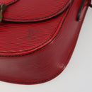 LOUIS VUITTON Epi Saint Cloud PM Shoulder Bag Red M52217 LV Auth 192629-15